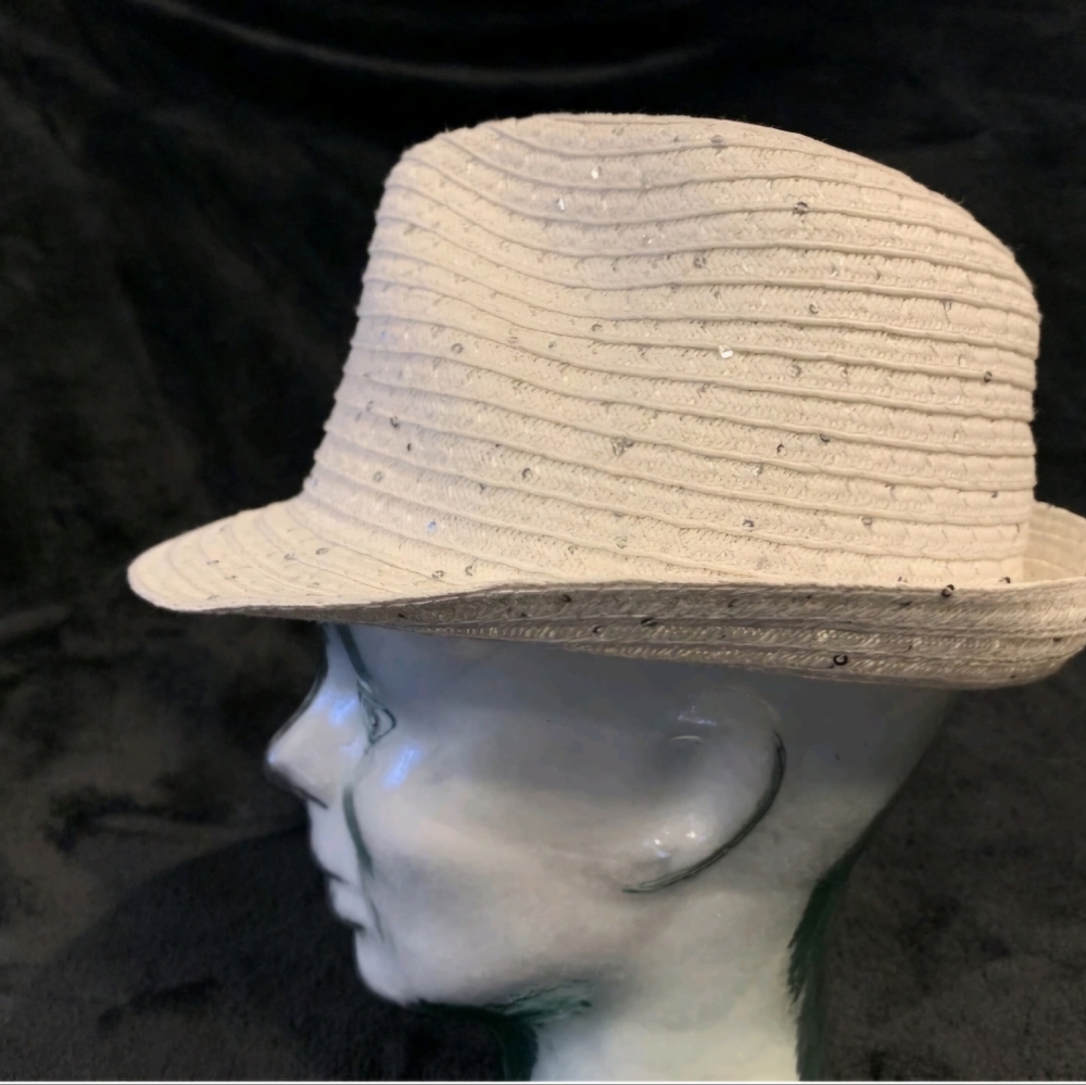 Elegant White Women's Fedora Hat